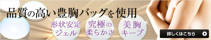 豊胸バッグを使用した人工乳腺法(シリコンバッグ)